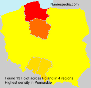 Surname Foigt in Poland