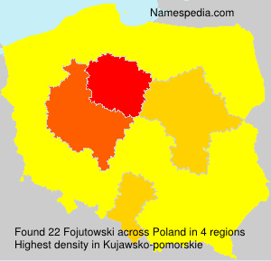 Surname Fojutowski in Poland Surname Fojutowski in Poland