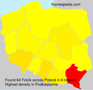 Surname Folcik in Poland Surname Folcik in Poland