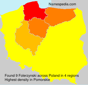 Surname Folerzynski in Poland Surname Folerzynski in Poland