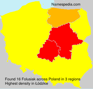 Surname Folusiak in Poland Surname Folusiak in Poland