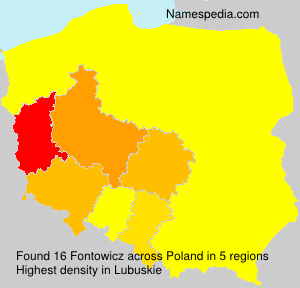 Surname Fontowicz in Poland