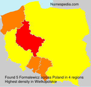 Surname Formalewicz in Poland Surname Formalewicz in Poland