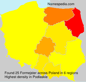 Surname Formejster in Poland Surname Formejster in Poland