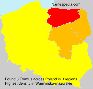 Surname Formus in Poland Surname Formus in Poland