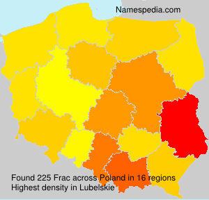 Surname Frac in Poland Surname Frac in Poland