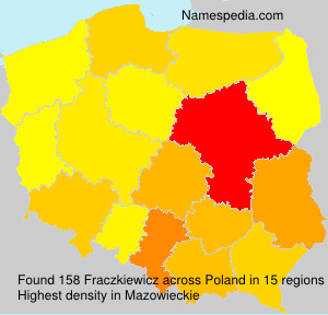 Surname Fraczkiewicz in Poland Surname Fraczkiewicz in Poland