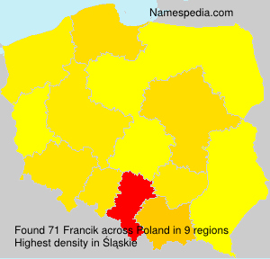 Surname Francik in Poland Surname Francik in Poland
