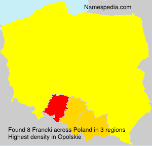 Surname Francki in Poland Surname Francki in Poland