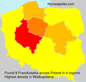 Surname Franckowska in Poland Surname Franckowska in Poland