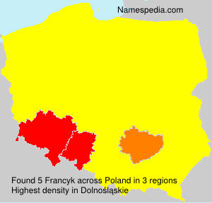 Surname Francyk in Poland Surname Francyk in Poland