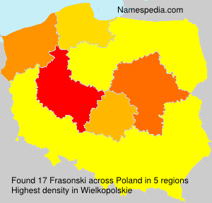 Surname Frasonski in Poland Surname Frasonski in Poland