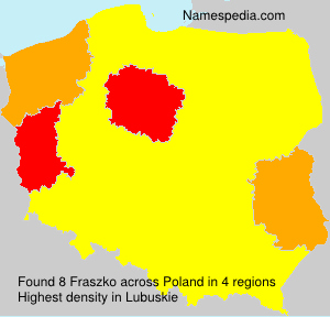 Surname Fraszko in Poland Surname Fraszko in Poland