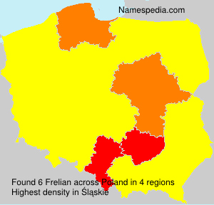 Surname Frelian in Poland Surname Frelian in Poland