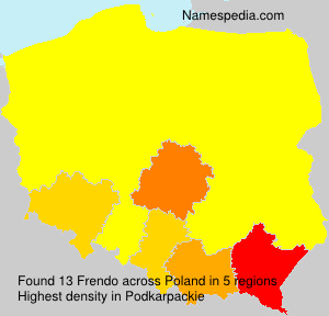 Surname Frendo in Poland Surname Frendo in Poland