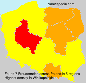 Surname Freudenreich in Poland Surname Freudenreich in Poland