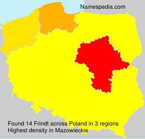 Surname Frindt in Poland Surname Frindt in Poland