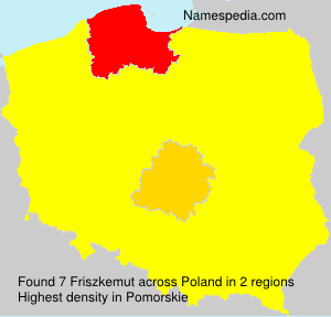 Surname Friszkemut in Poland Surname Friszkemut in Poland