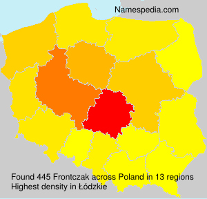 Surname Frontczak in Poland Surname Frontczak in Poland