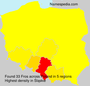 Surname Fros in Poland Surname Fros in Poland