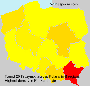 Surname Fruzynski in Poland Surname Fruzynski in Poland