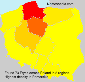 Surname Fryca in Poland Surname Fryca in Poland