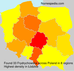 Surname Frydrychowska in Poland Surname Frydrychowska in Poland