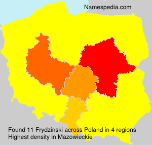 Surname Frydzinski in Poland Surname Frydzinski in Poland
