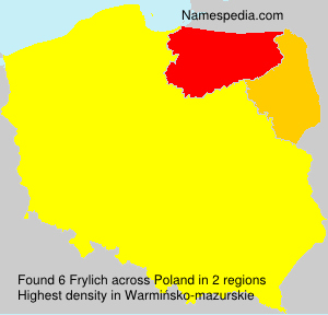 Surname Frylich in Poland Surname Frylich in Poland