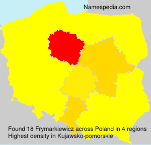 Surname Frymarkiewicz in Poland Surname Frymarkiewicz in Poland