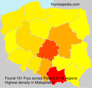 Surname Frys in Poland