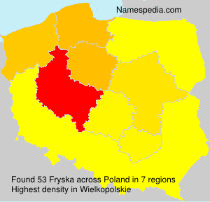 Surname Fryska in Poland Surname Fryska in Poland