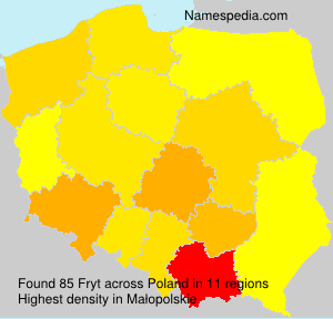 Surname Fryt in Poland Surname Fryt in Poland