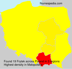 Surname Frytek in Poland Surname Frytek in Poland
