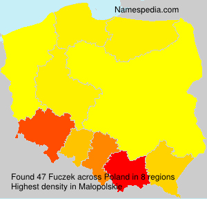 Surname Fuczek in Poland Surname Fuczek in Poland