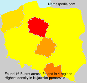 Surname Fuerst in Poland Surname Fuerst in Poland