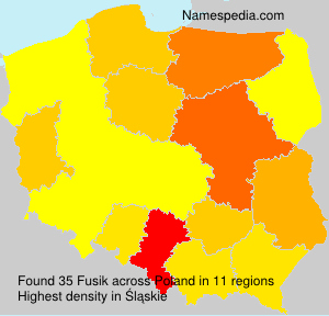 Surname Fusik in Poland Surname Fusik in Poland