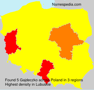 Surname Gajdeczko in Poland Surname Gajdeczko in Poland