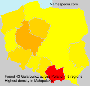 Surname Galarowicz in Poland Surname Galarowicz in Poland