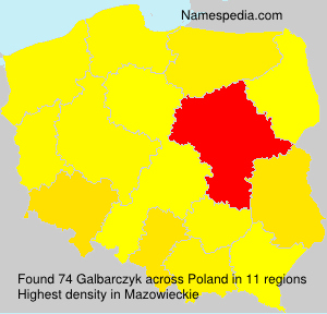 Surname Galbarczyk in Poland Surname Galbarczyk in Poland