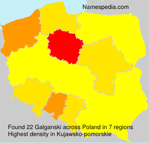 Surname Galganski in Poland Surname Galganski in Poland