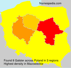 Surname Galster in Poland Surname Galster in Poland