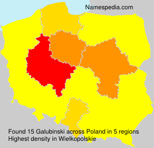 Surname Galubinski in Poland Surname Galubinski in Poland