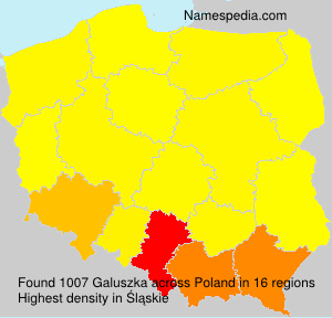 Surname Galuszka in Poland Surname Galuszka in Poland