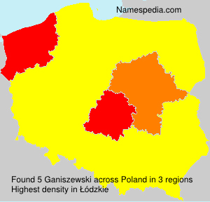 Surname Ganiszewski in Poland Surname Ganiszewski in Poland