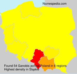 Surname Ganobis in Poland Surname Ganobis in Poland