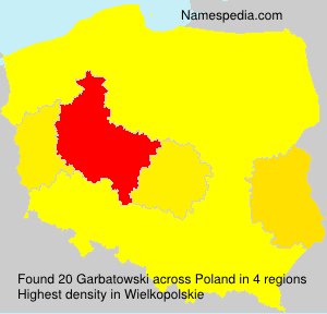 Surname Garbatowski in Poland Surname Garbatowski in Poland