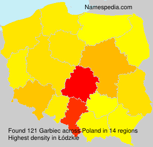 Surname Garbiec in Poland Surname Garbiec in Poland