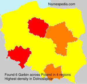 Surname Garbin in Poland Surname Garbin in Poland