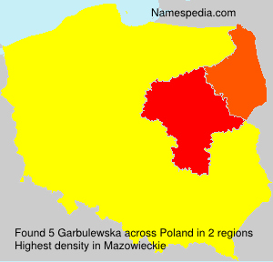 Surname Garbulewska in Poland Surname Garbulewska in Poland